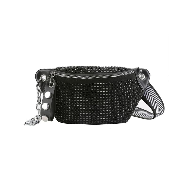 sac banane femme chic diamants