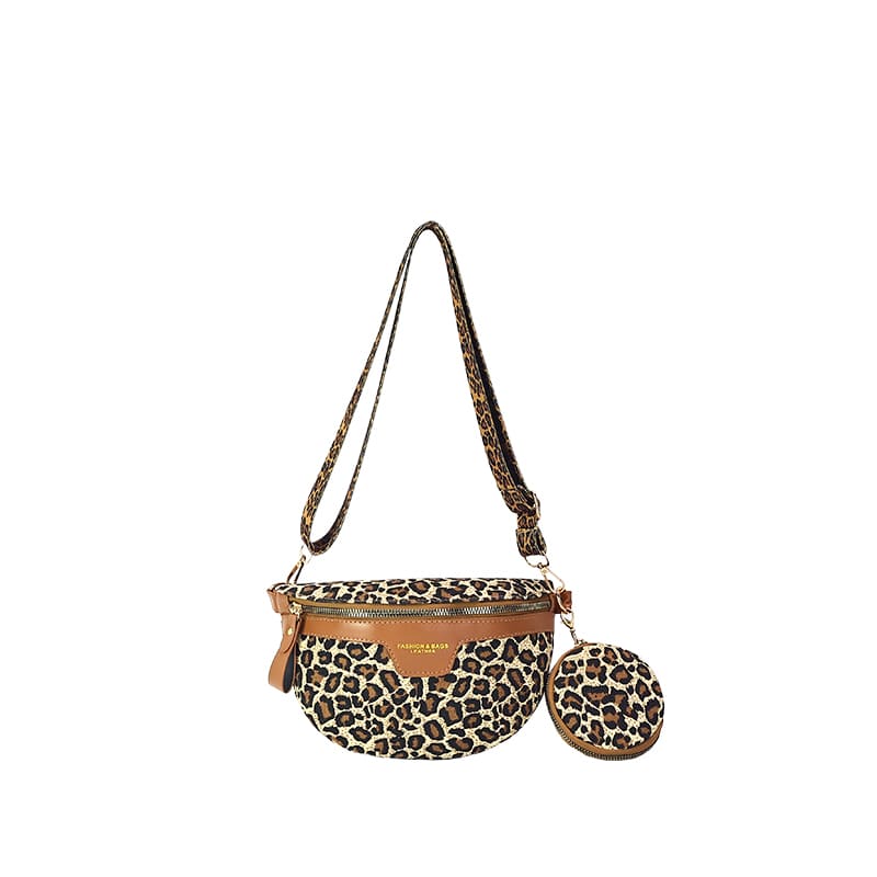 sac banane leopard femme chic