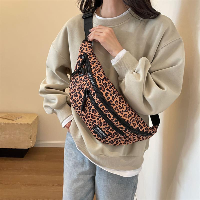 sac banane leopard xl femme