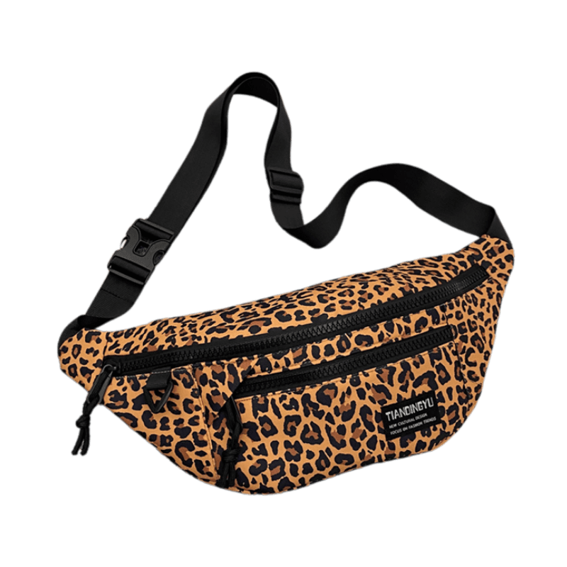 sac banane leopard xl