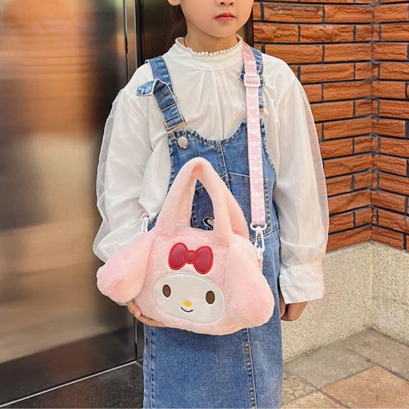 apercu sac bandouliere fourrure my melody