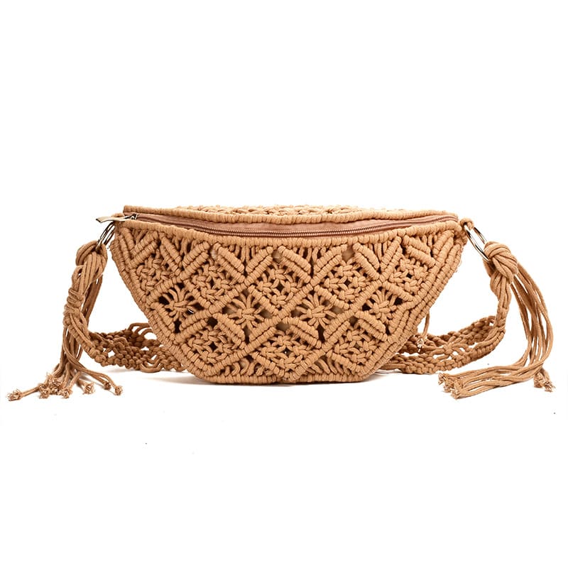 sac banane femme au crochet