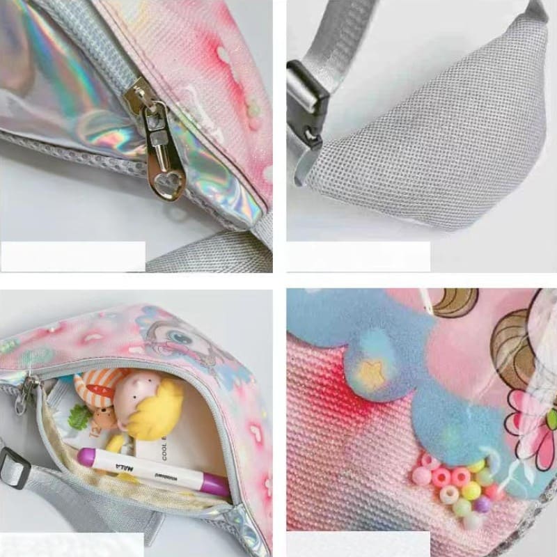 sac banane licorne fille sangles