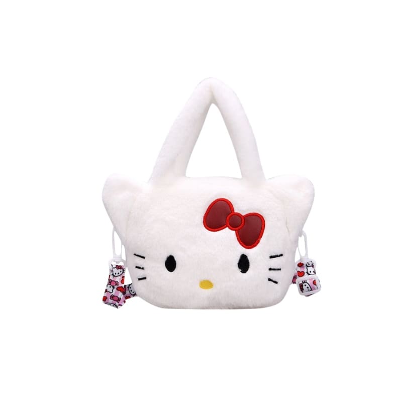 sac bandouliere fourrure hello kitty