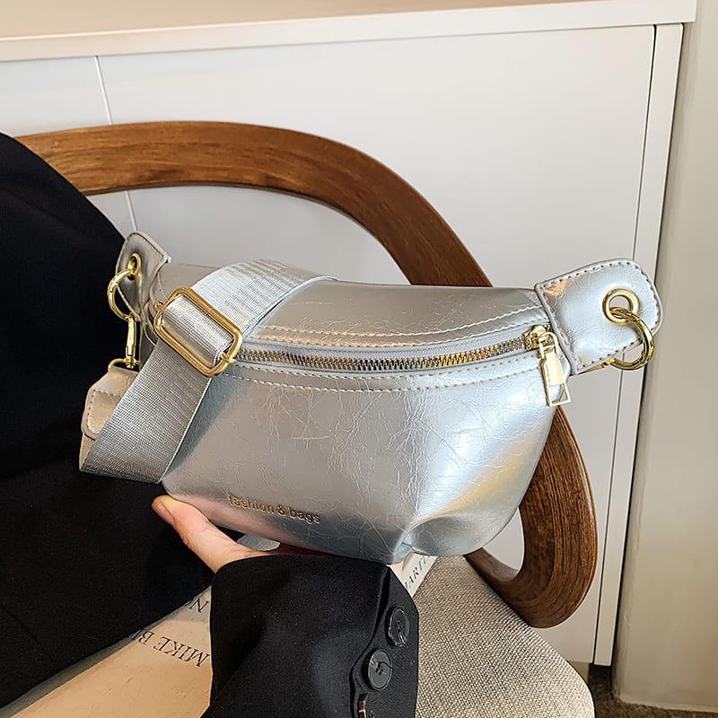 sac banane femme metallise apercu