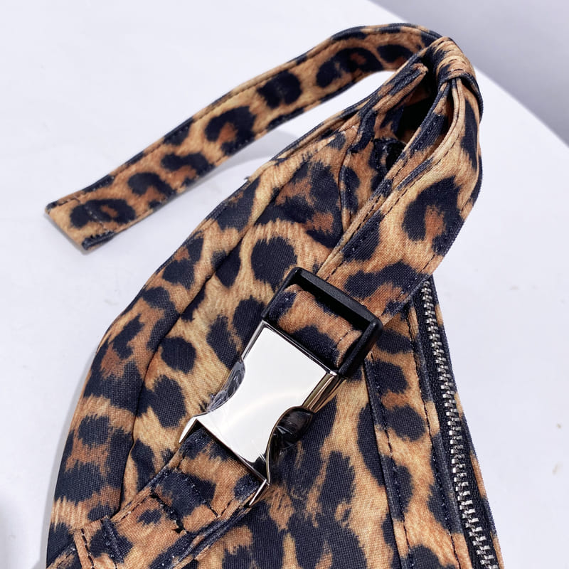 sangles taille sac bandouliere leopard femme