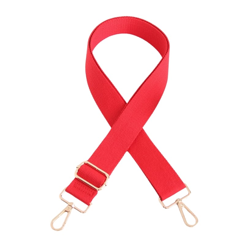 sangle en coton rouge